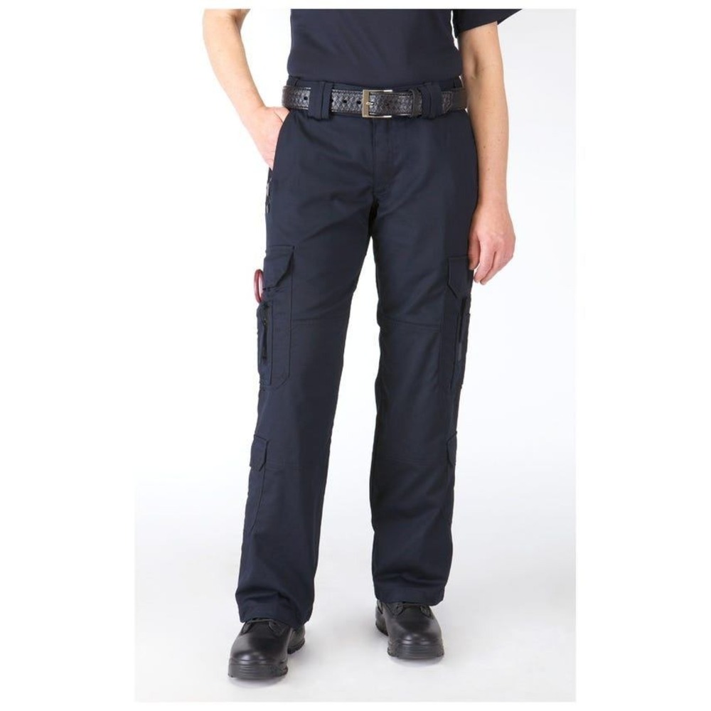 New 5.11 Tactical Women's Navy Blue Work Utility Cargo Pants Pockets Size 18R XL